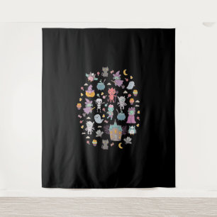 Cute Halloween   Tapestry