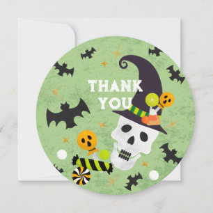 Cute Halloween Thank You Card