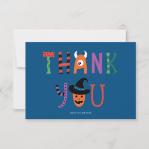 Cute Halloween Thank You Card