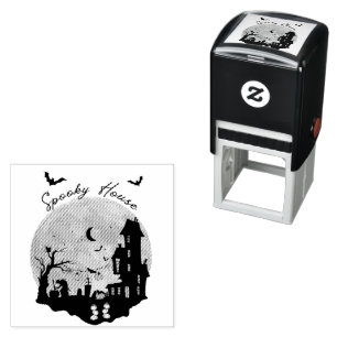 Cute Halloween Theme Self-inking Stamp