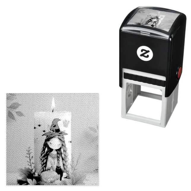 Cute Halloween Theme Self-inking Stamp (In Situ)