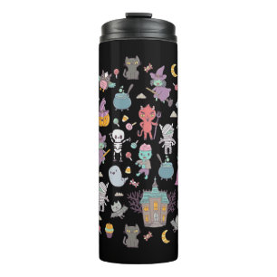 Cute Halloween   Thermal Tumbler
