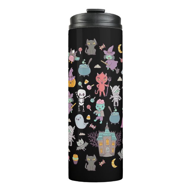 Cute Halloween   Thermal Tumbler (Front)