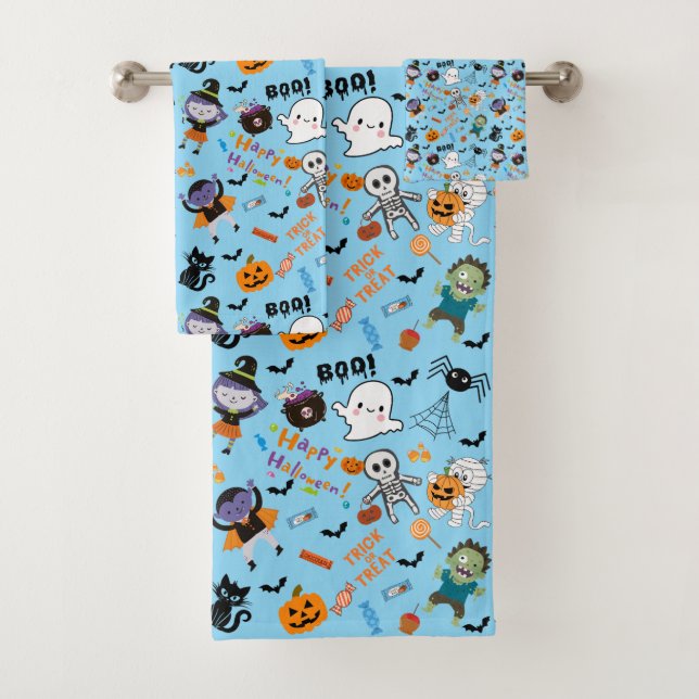 Cute Halloween Towel set (Insitu)