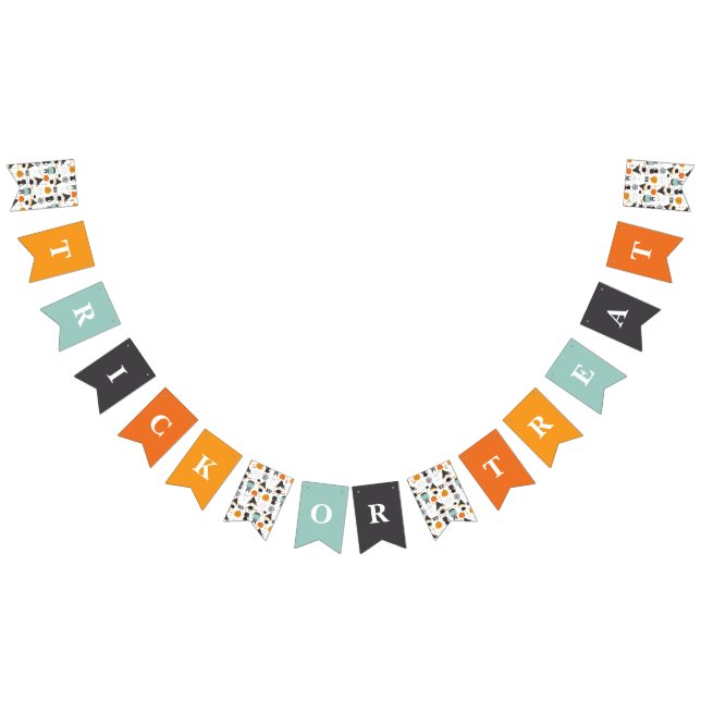Cute Halloween TRICK OR TREAT Bunting (All)