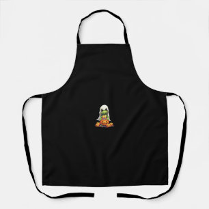 Cute Halloween Turtle Ghost with Candy (1) Apron