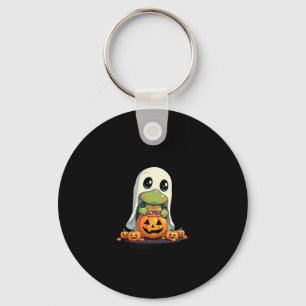Cute Halloween Turtle Ghost with Candy (5) Key Ring