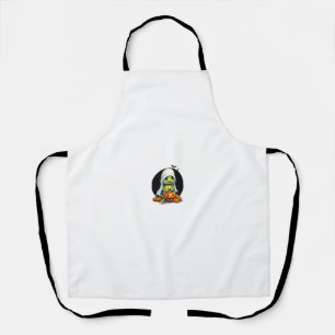 Cute Halloween Turtle Ghost with Candy (7) Apron