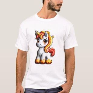 Cute Halloween Unicorn Candy Corn Horn Magical Hor T-Shirt