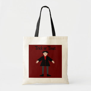 Cute Halloween Vampire Custom Trick or Treat Tote Bag