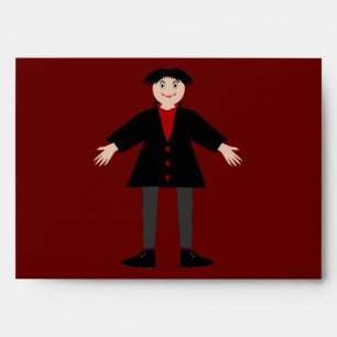 Cute Halloween Vampire Envelope