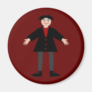Cute Halloween Vampire Magnet