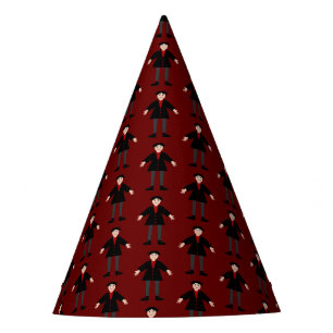 Cute Halloween Vampire Patterned Party Hat