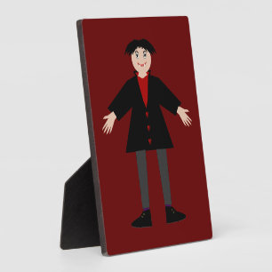 Cute Halloween Vampire Plaque
