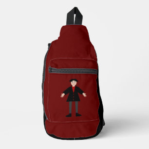 Cute Halloween Vampire Sling Bag