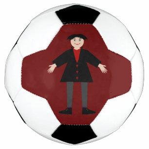Cute Halloween Vampire Soccer Ball