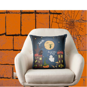 Cute Halloween Watercolor Cushion