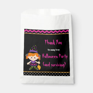 Cute Halloween Witch Girl Halloween Party Favour Bag