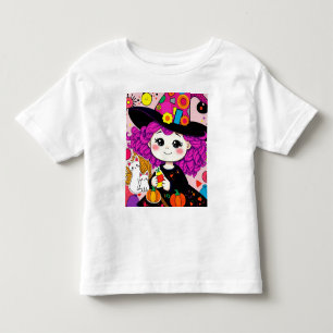 Cute Halloween Witch Matching Spooky Style! Toddler T-Shirt