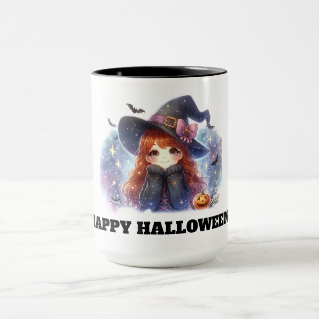 Cute Halloween Witch Mug (Center)