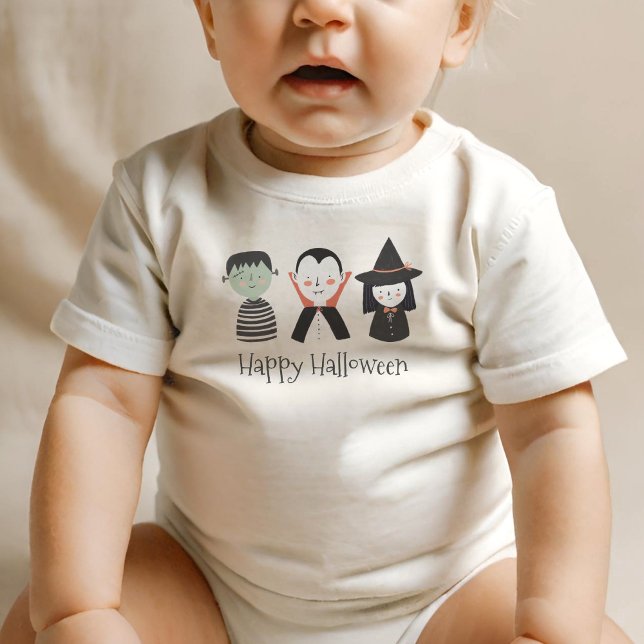 cute Halloween Witch Vampire  Baby T-Shirt (Creator Uploaded)