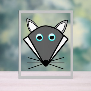 Cute Halloween Wolf Acrylic Sign