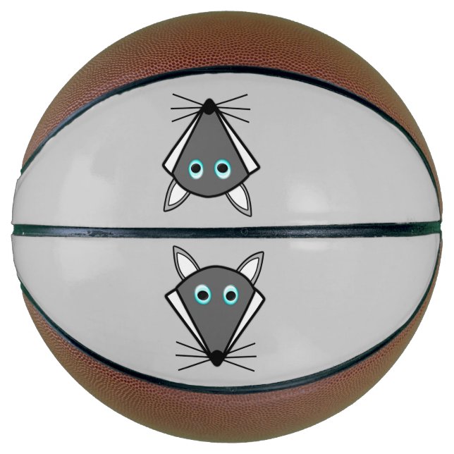 Cute Halloween Wolf Basketballs (Front)