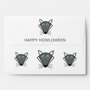 Cute Halloween Wolf Custom Envelop Envelopes