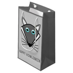 Cute Halloween Wolf Custom Gift Bag