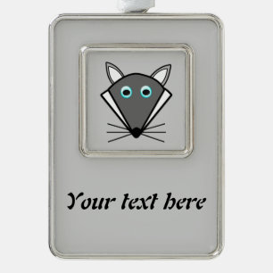 Cute Halloween Wolf Customisable Ornament