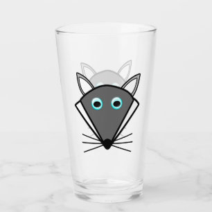 Cute Halloween Wolf Glass