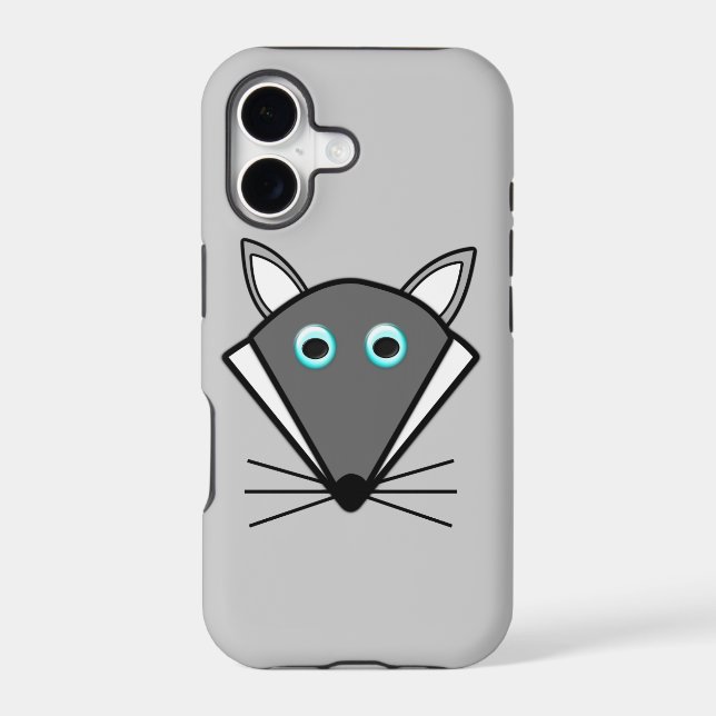 Cute Halloween Wolf iPhone Case (Back)