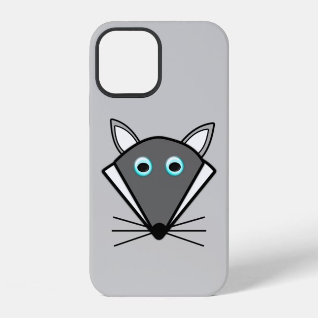 Cute Halloween Wolf iPhone Case (Back)