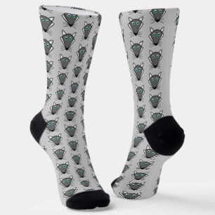 Cute Halloween Wolf Patterned Socks