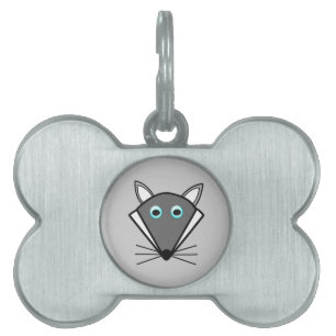 Cute Halloween Wolf Pet Tag