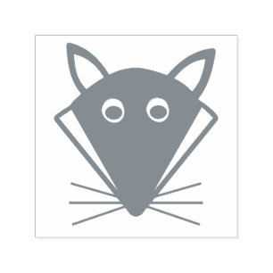 Cute Halloween Wolf Self Inking Stamp
