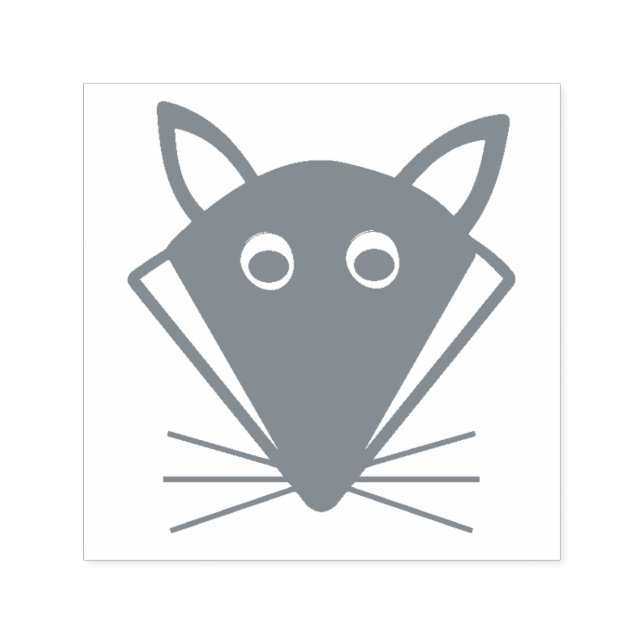 Cute Halloween Wolf Self Inking Stamp (Design)