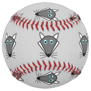 Cute Halloween Wolf Softball