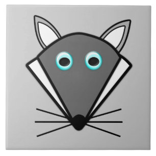Cute Halloween Wolf Tile