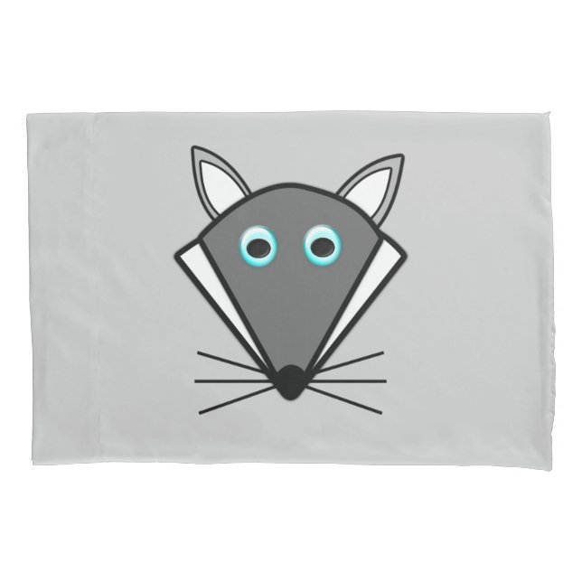 Cute Hallowewen Wolf Pillowcase (Front)