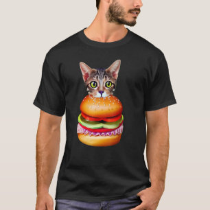 Cute Hamburger Cat   Catburger BurgerCat     Idea T-Shirt