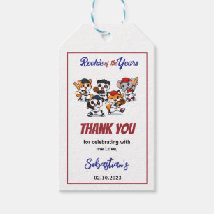 Cute Hamster Birthday Party Kids Animal Gift Tags