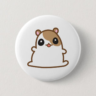 Cute Hamster Button