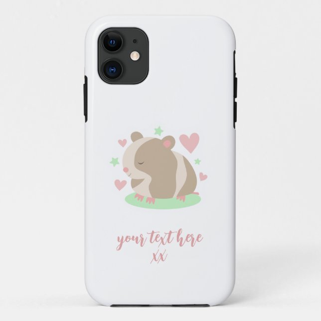 Cute Hamster  Case-Mate iPhone Case (Back)