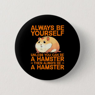 Cute Hamster Design For Men Women Kids Dwarf Hamst 6 Cm Round Badge
