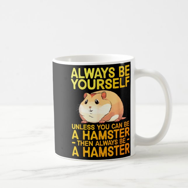 Cute Hamster Design For Men Women Kids Dwarf Hamst Coffee Mug (Right)