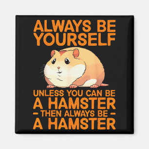 Cute Hamster Design For Men Women Kids Dwarf Hamst Magnet