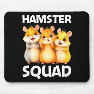 Cute Hamster Design For Men Women Kids Dwarf Hamst Mouse Pad