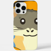 Cute hamster face with colourful fur: Animal lover