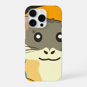 Cute hamster face with colourful fur: Animal lover iPhone 16 Pro Case